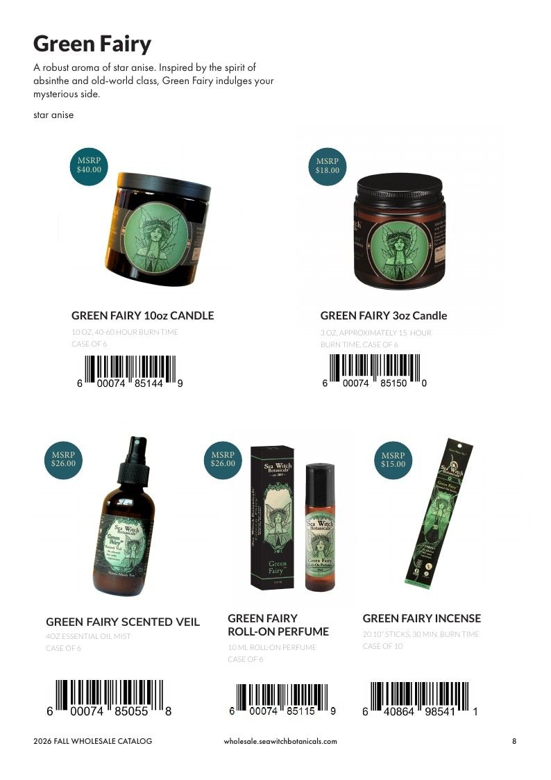 Sea Witch Botanicals Botanical Home Products Catalog Weekly Ad January 1 - December 31, 2026