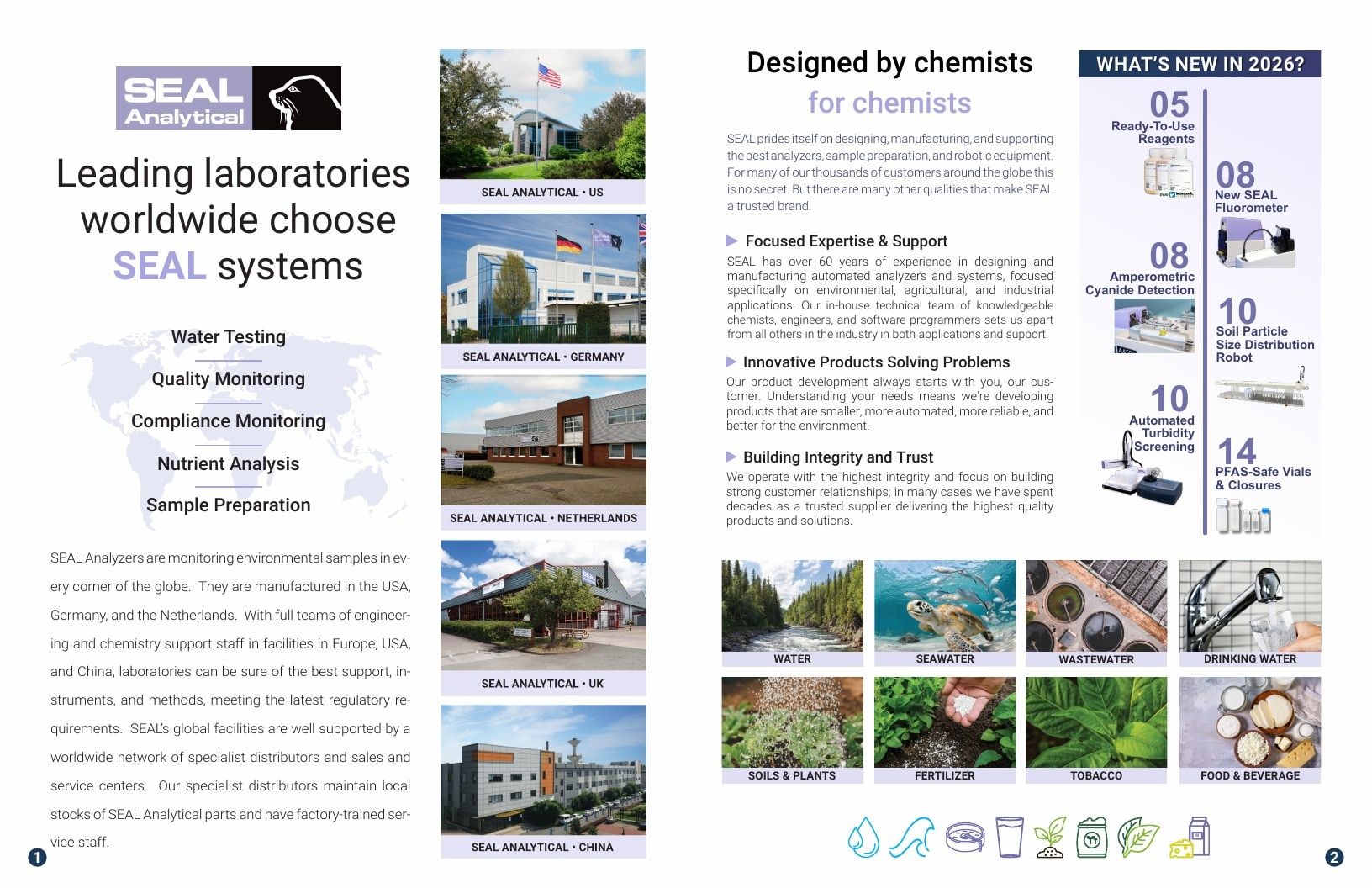 SEAL Analytical Laboratory Products Catalog Weekly Ad January 1 - December 31, 2026