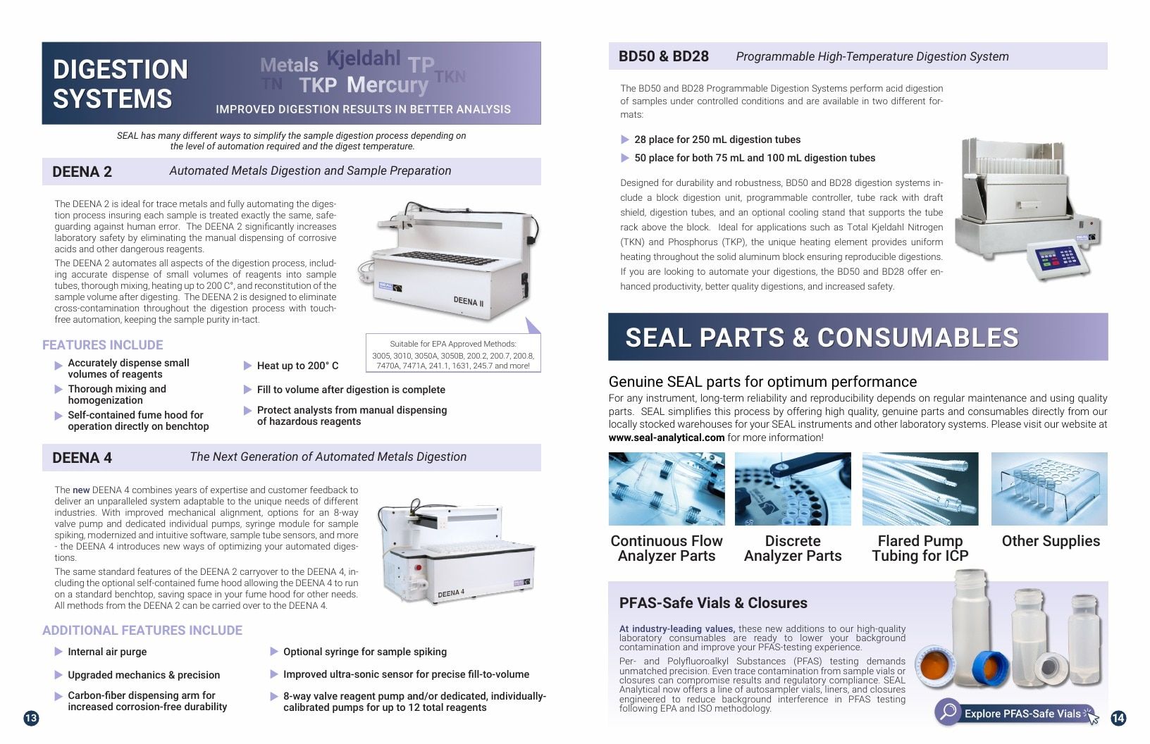 SEAL Analytical Laboratory Products Catalog Weekly Ad January 1 - December 31, 2026