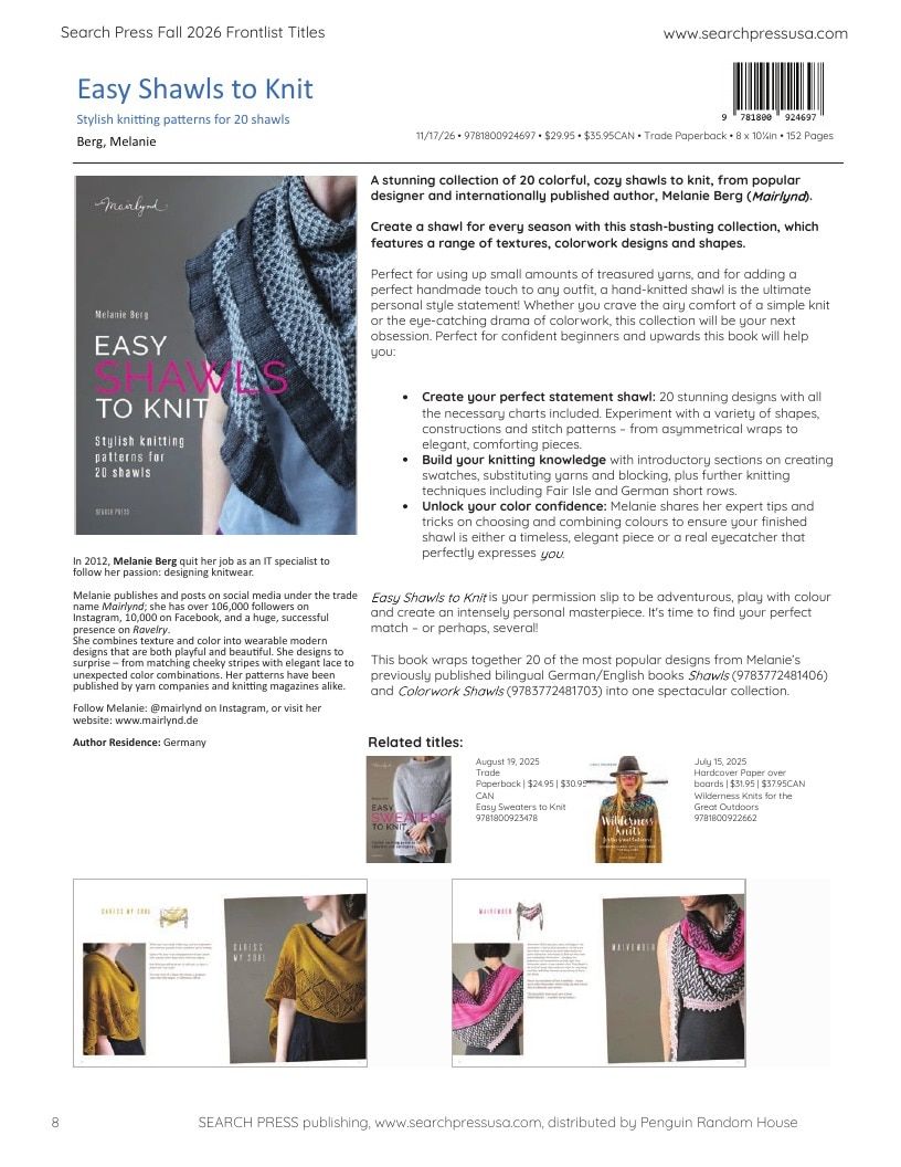 Search Press Art and Craft Books Catalog Weekly Ad January 1 - December 31, 2026