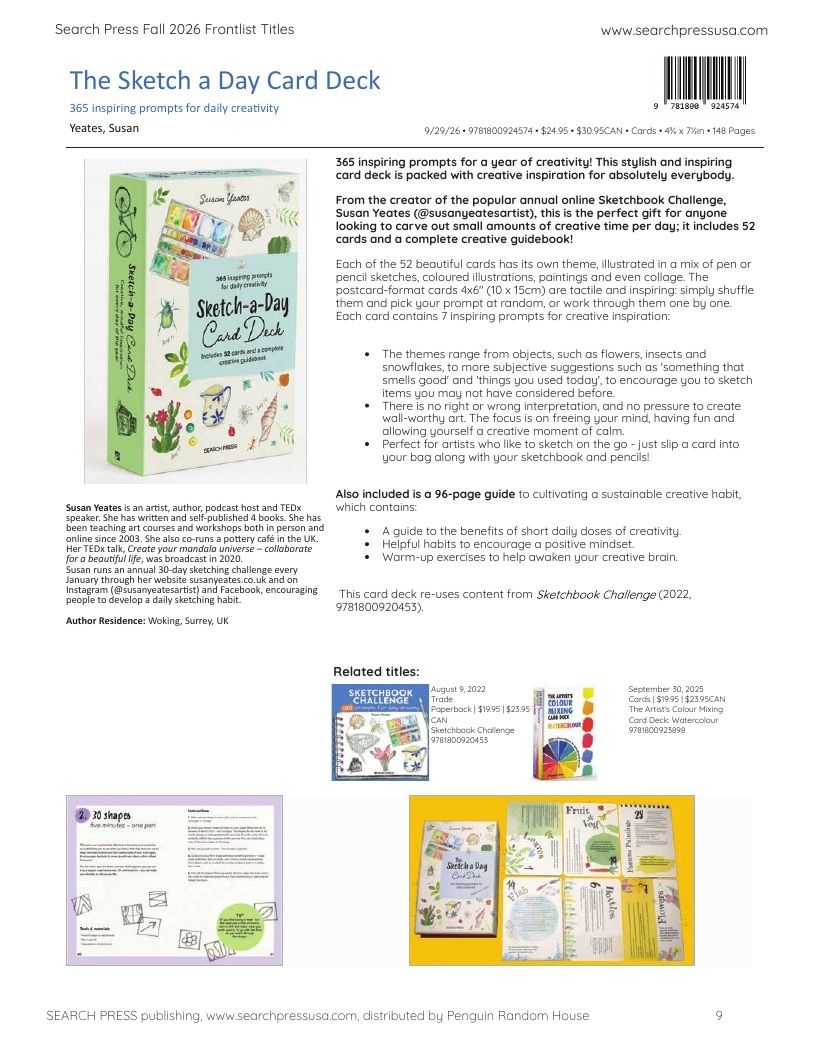 Search Press Art and Craft Books Catalog Weekly Ad January 1 - December 31, 2026