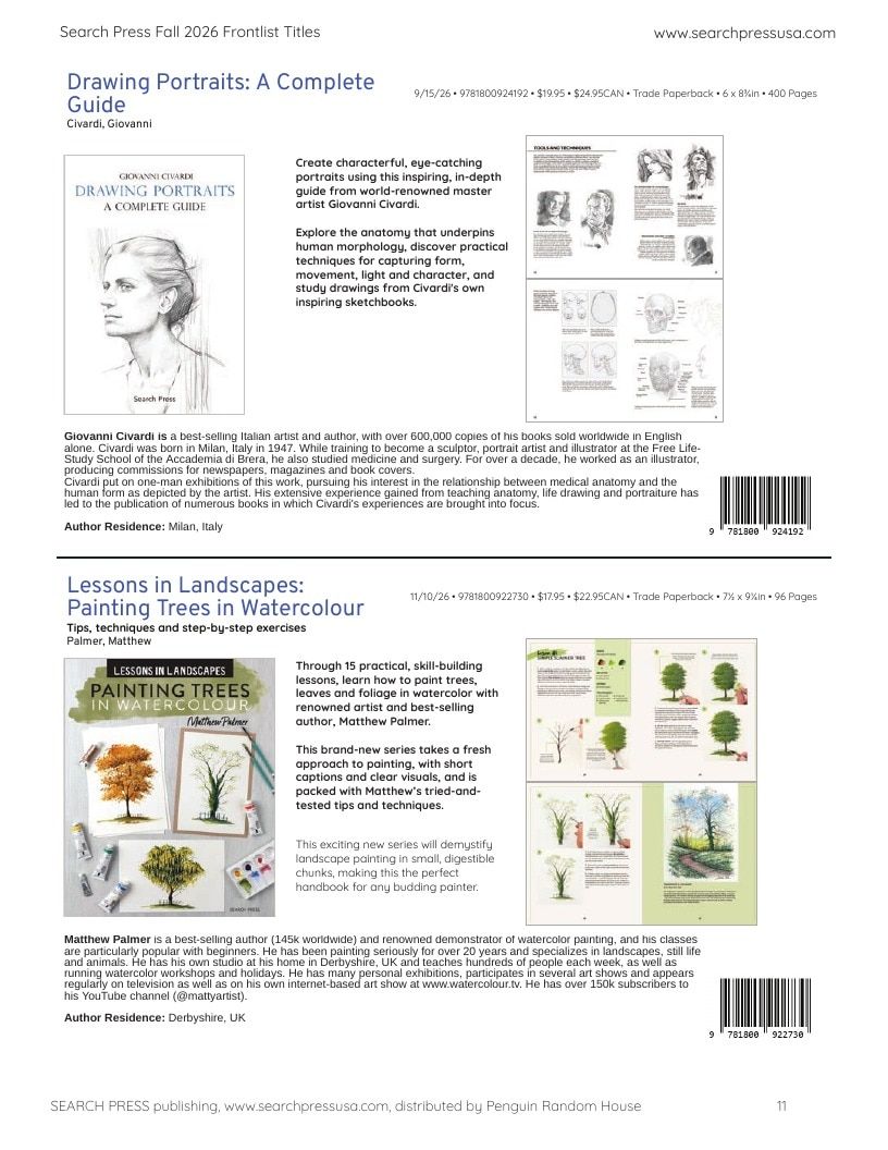 Search Press Art and Craft Books Catalog Weekly Ad January 1 - December 31, 2026