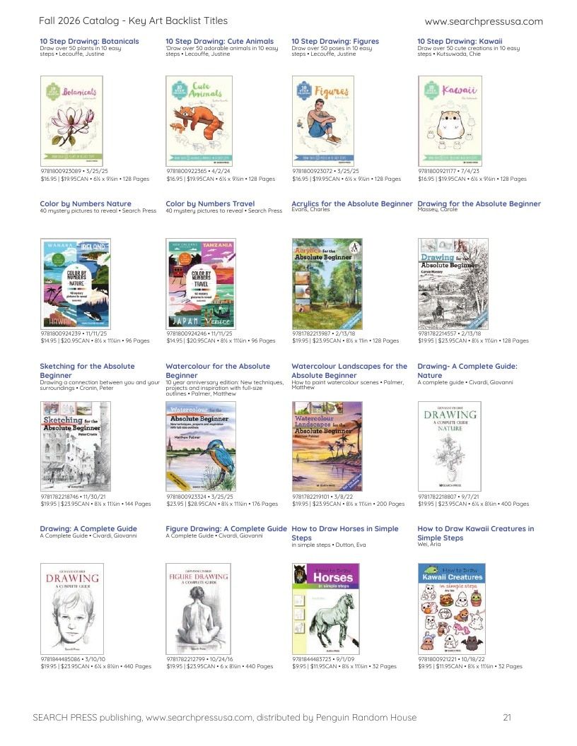 Search Press Art and Craft Books Catalog Weekly Ad January 1 - December 31, 2026