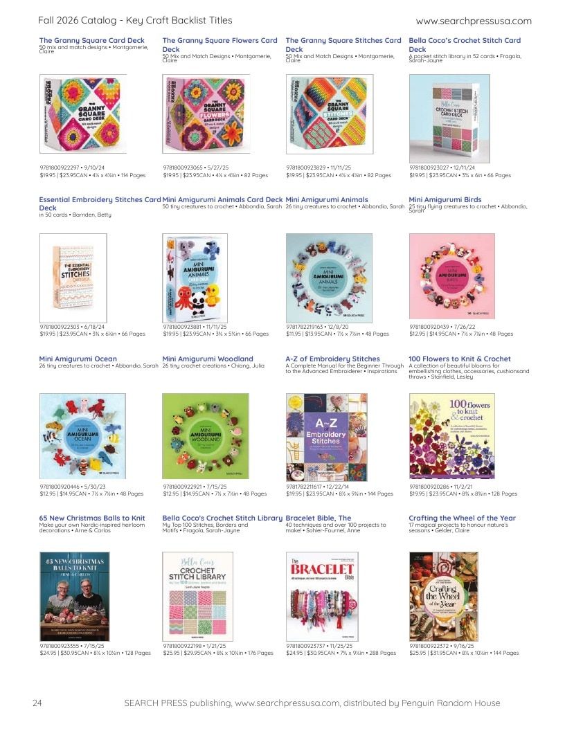 Search Press Art and Craft Books Catalog Weekly Ad January 1 - December 31, 2026