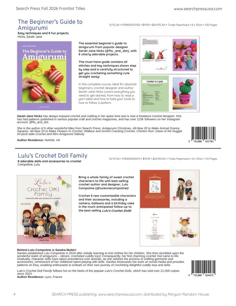 Search Press Art and Craft Books Catalog Weekly Ad January 1 - December 31, 2026