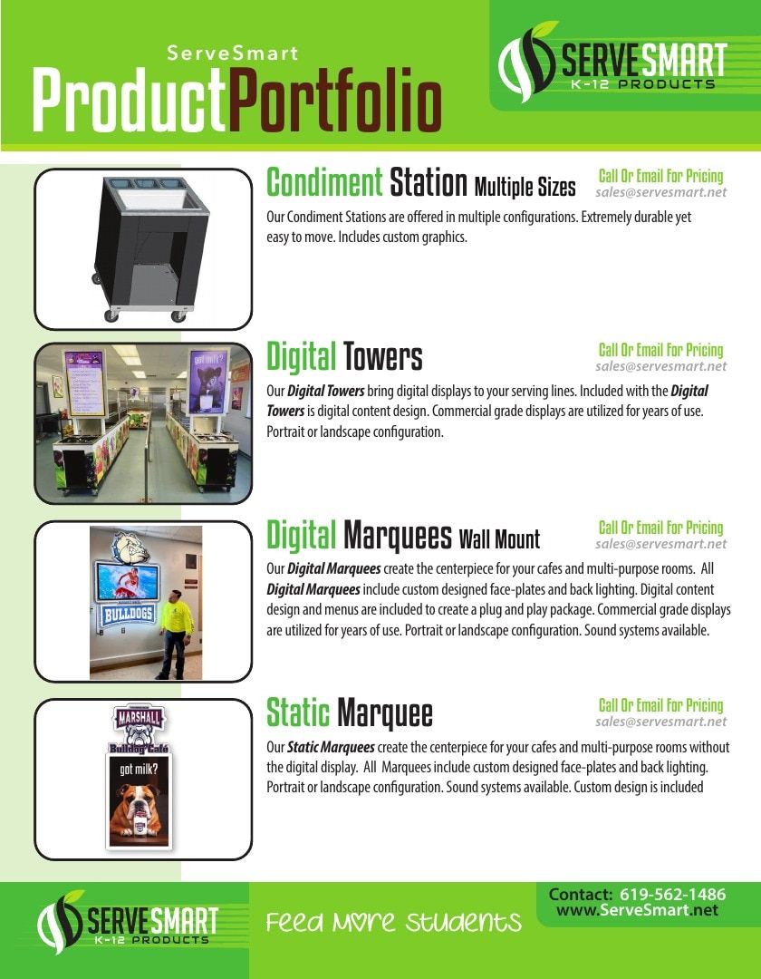ServeSmart School Food Service Catalog Weekly Ad August 1, 2026 - December 31, 2027