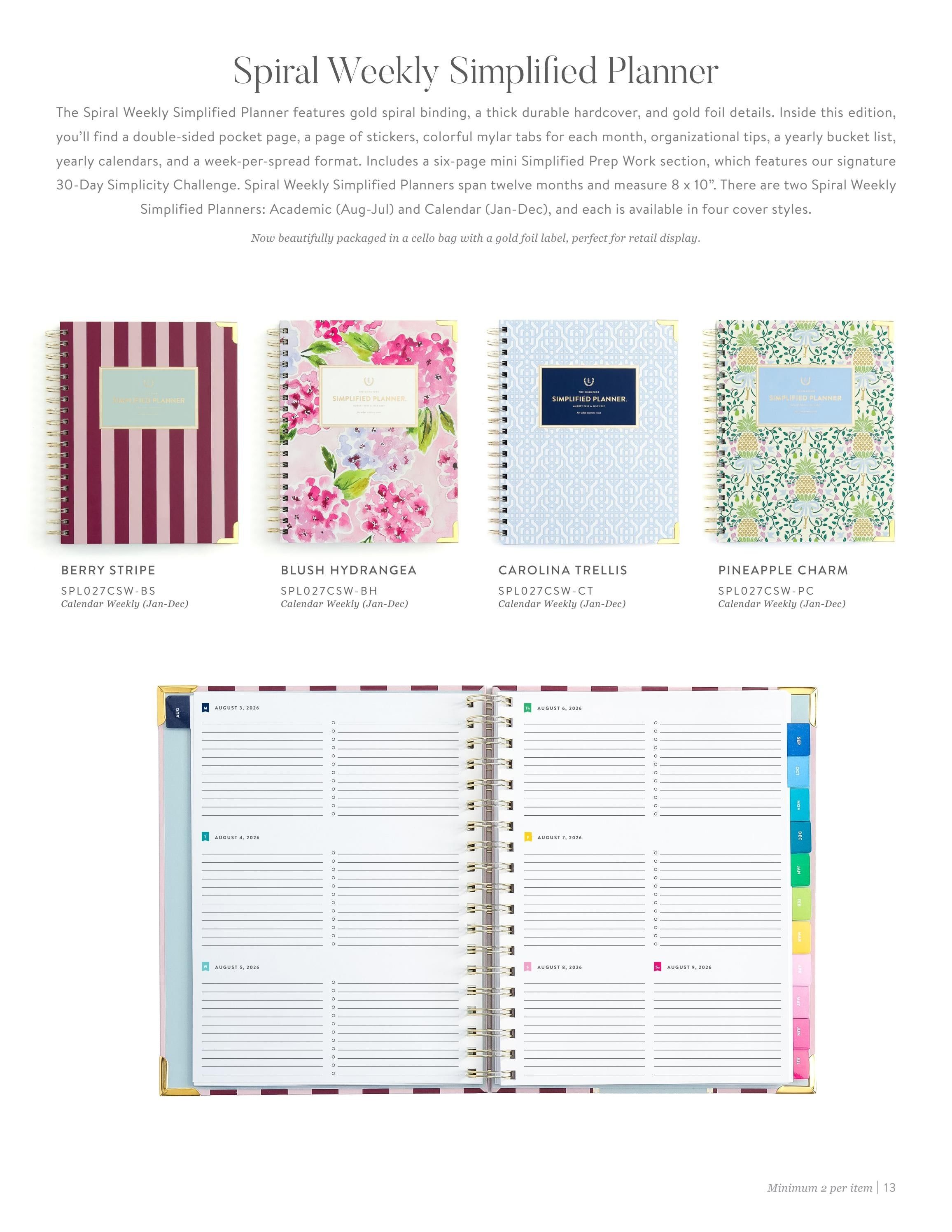 Simplified Fall and Holiday Stationery Catalog Weekly Ad January 1 - December 31, 2026