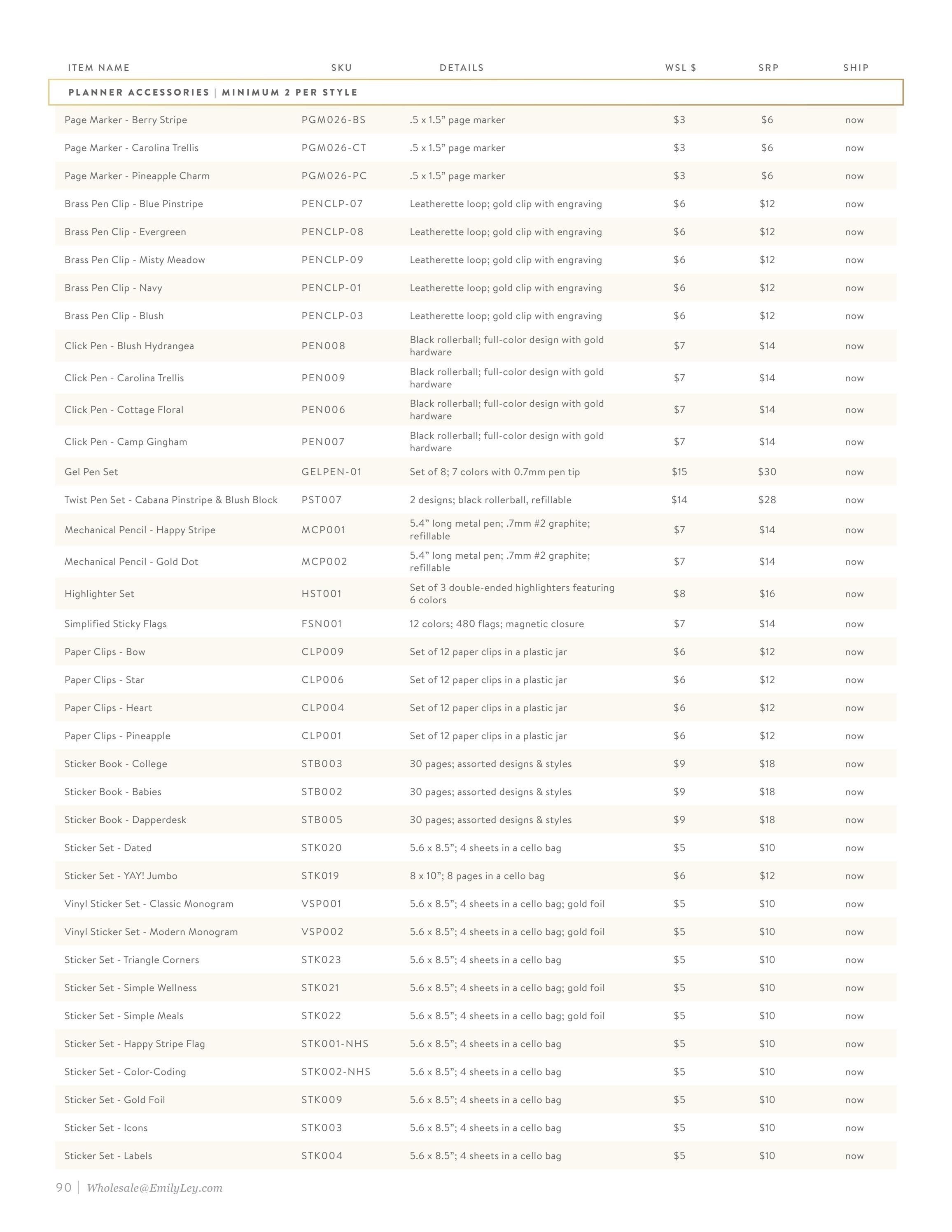 Simplified Fall and Holiday Stationery Catalog Weekly Ad January 1 - December 31, 2026