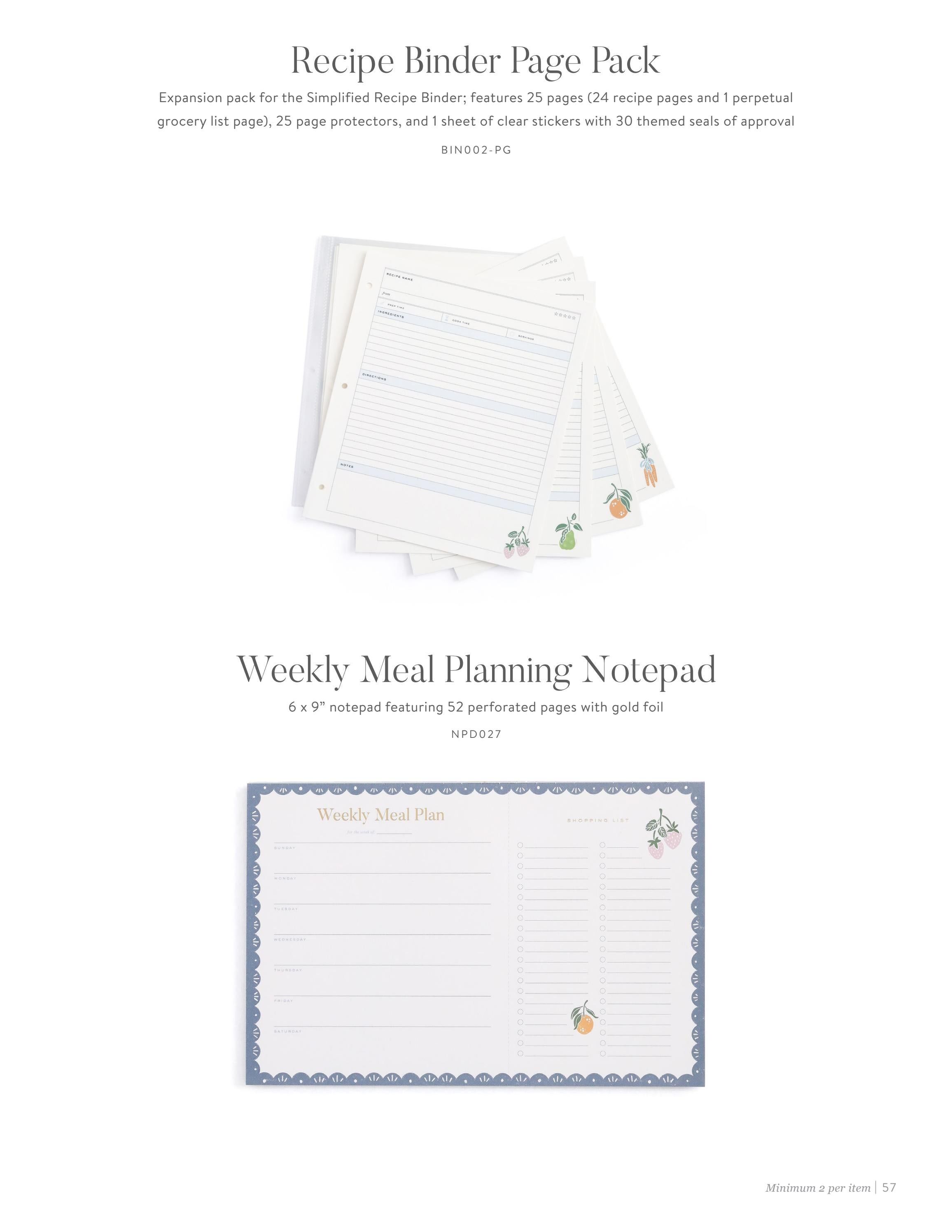 Simplified by Emily Ley Fall and Holiday Planner Catalog Weekly Ad January 1 - December 31, 2026