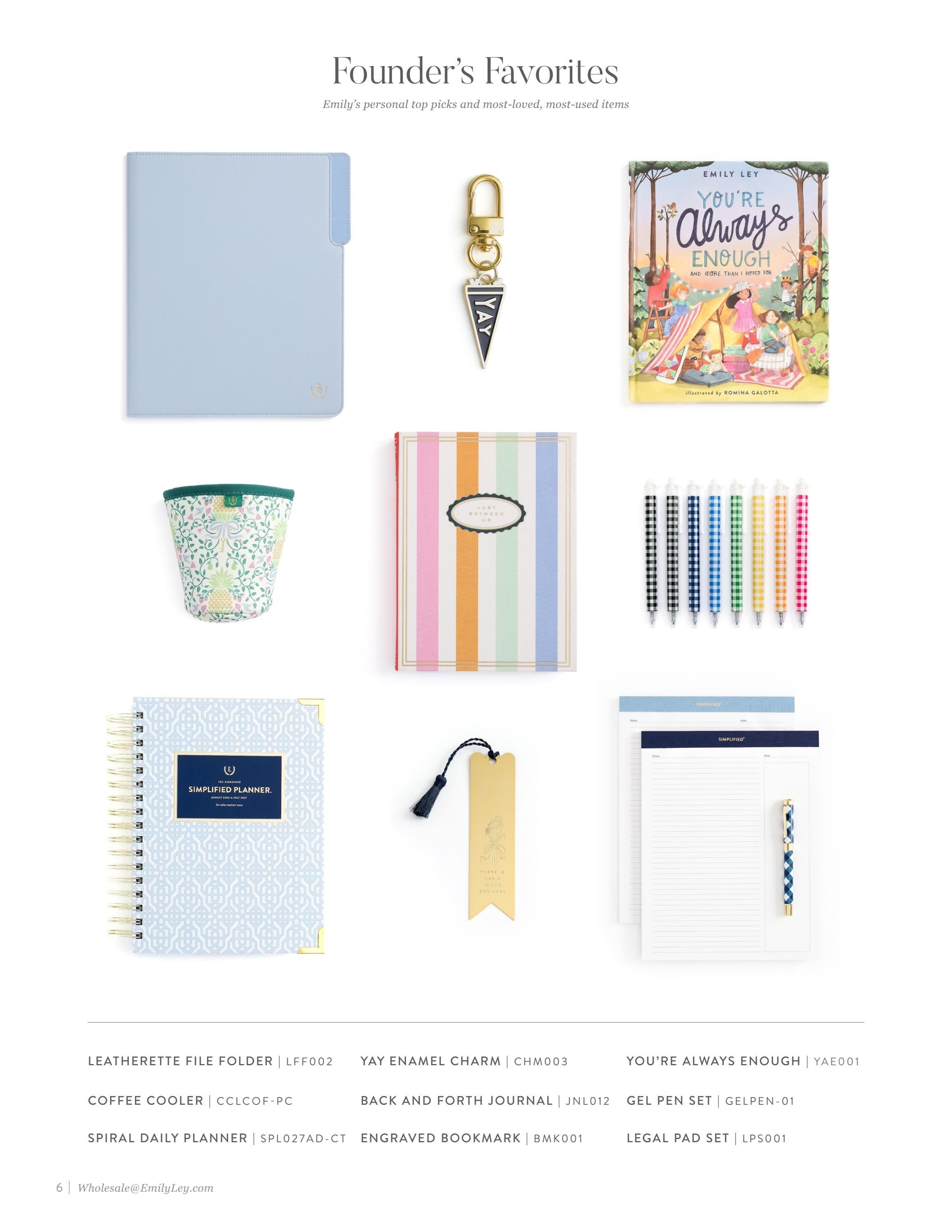 Simplified by Emily Ley Fall and Holiday Planner Catalog Weekly Ad January 1 - December 31, 2026