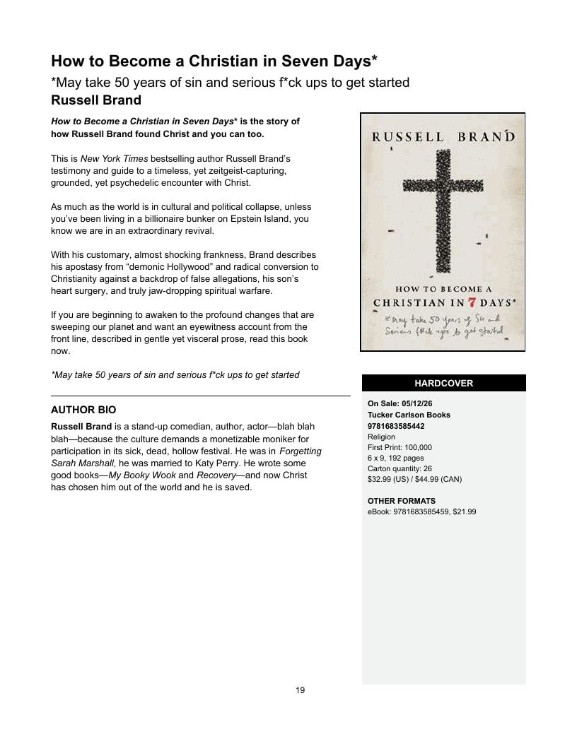 Skyhorse Publishing Summer and Fall Books Catalog Weekly Ad January 1 - December 31, 2026