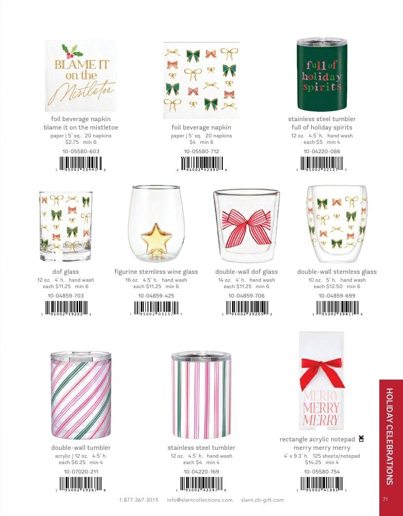 Slant Collections Fall Gifts Catalog Weekly Ad January 1 - December 31, 2026
