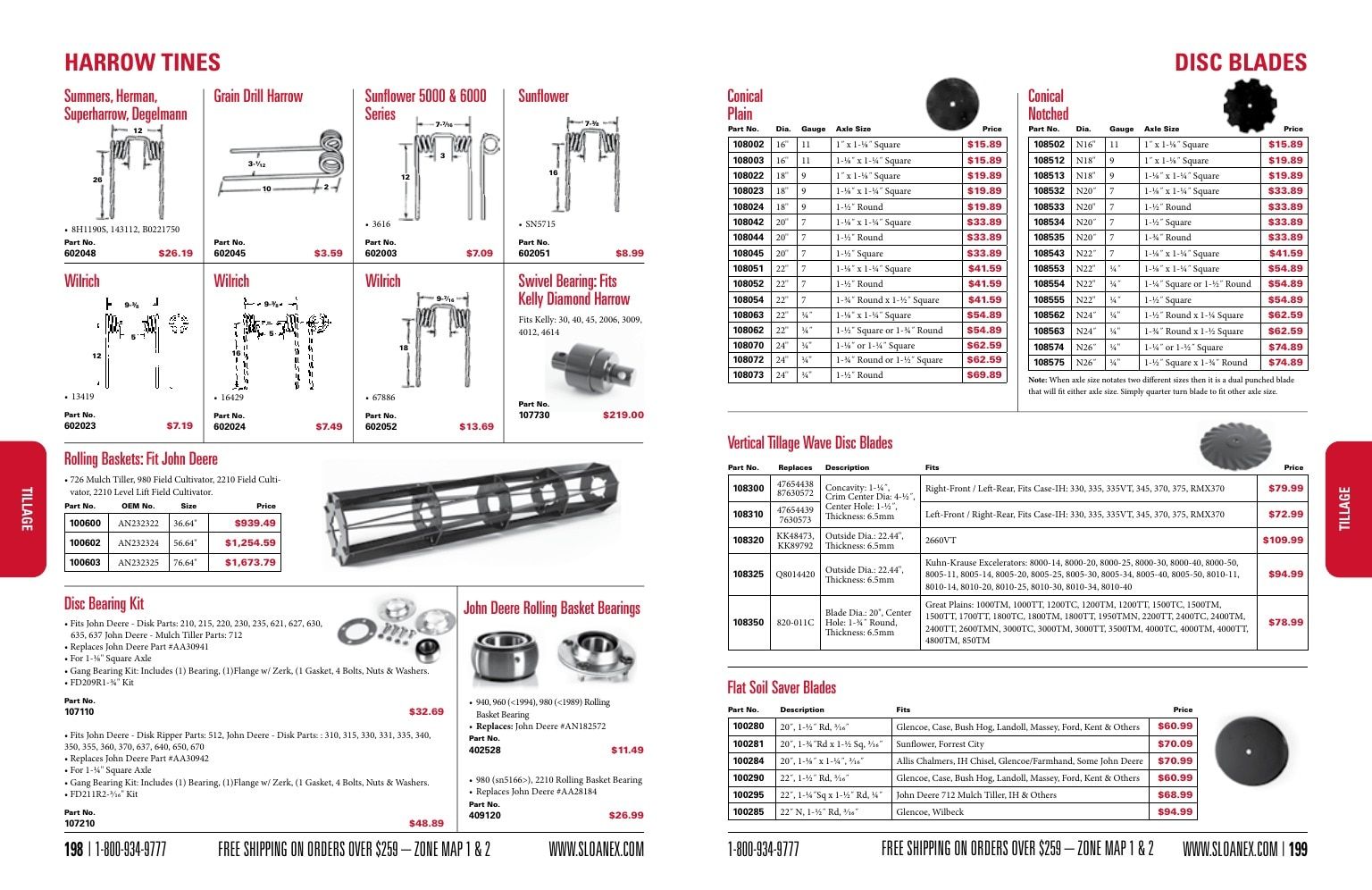 Sloan Express Agricultural Parts Catalog Weekly Ad January 1 - December 31, 2026