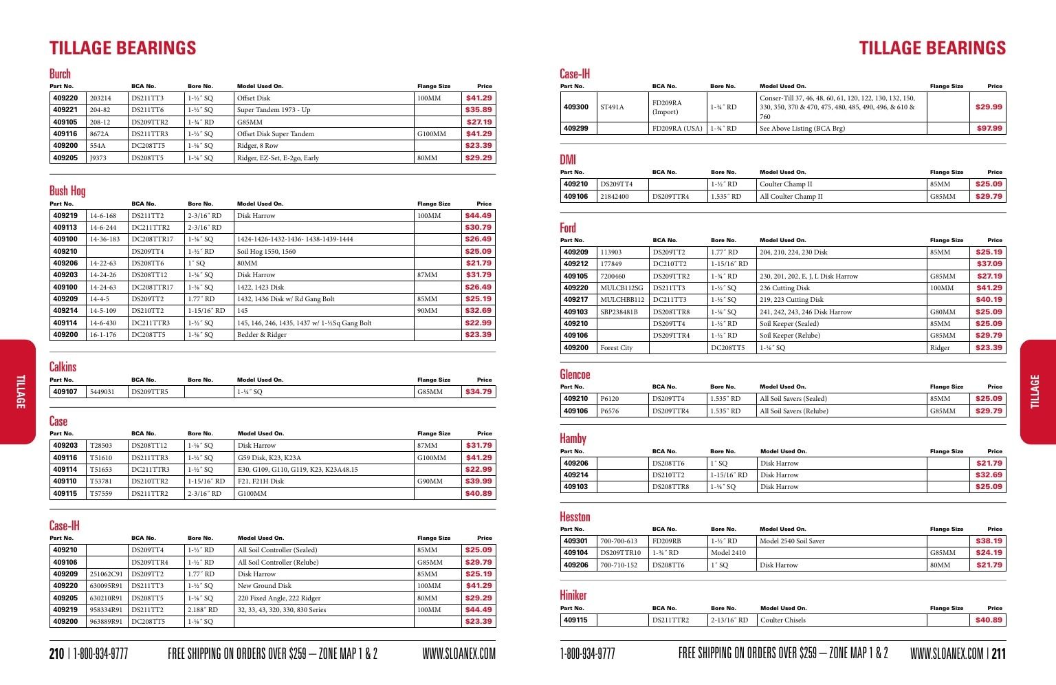 Sloan Express Agricultural Parts Catalog Weekly Ad January 1 - December 31, 2026