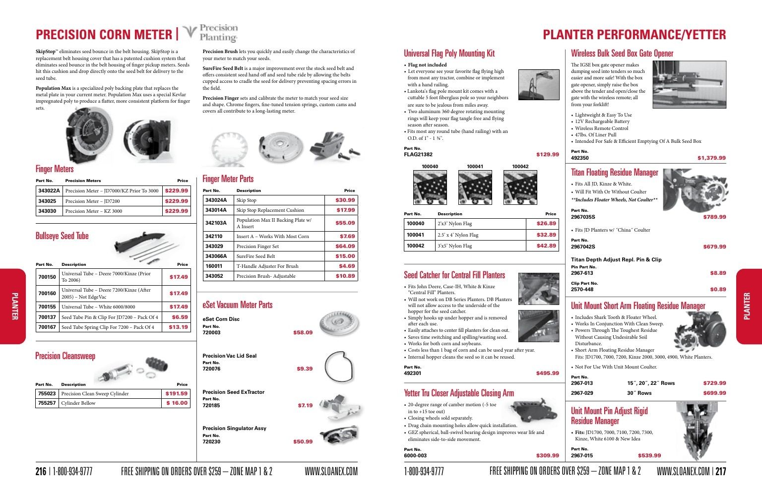Sloan Express Agricultural Parts Catalog Weekly Ad January 1 - December 31, 2026