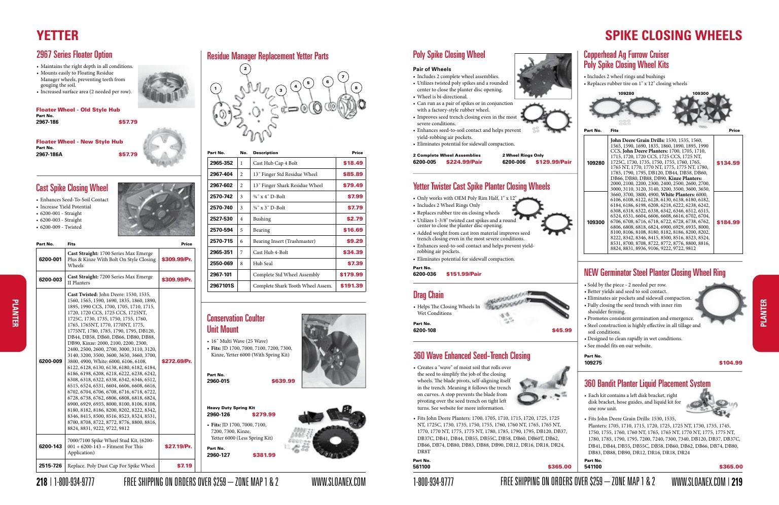 Sloan Express Agricultural Parts Catalog Weekly Ad January 1 - December 31, 2026