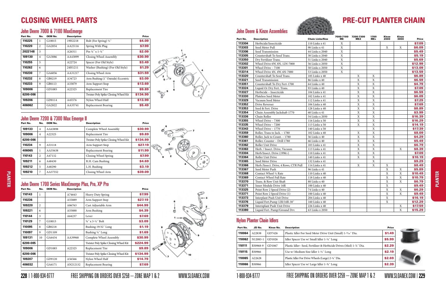 Sloan Express Agricultural Parts Catalog Weekly Ad January 1 - December 31, 2026