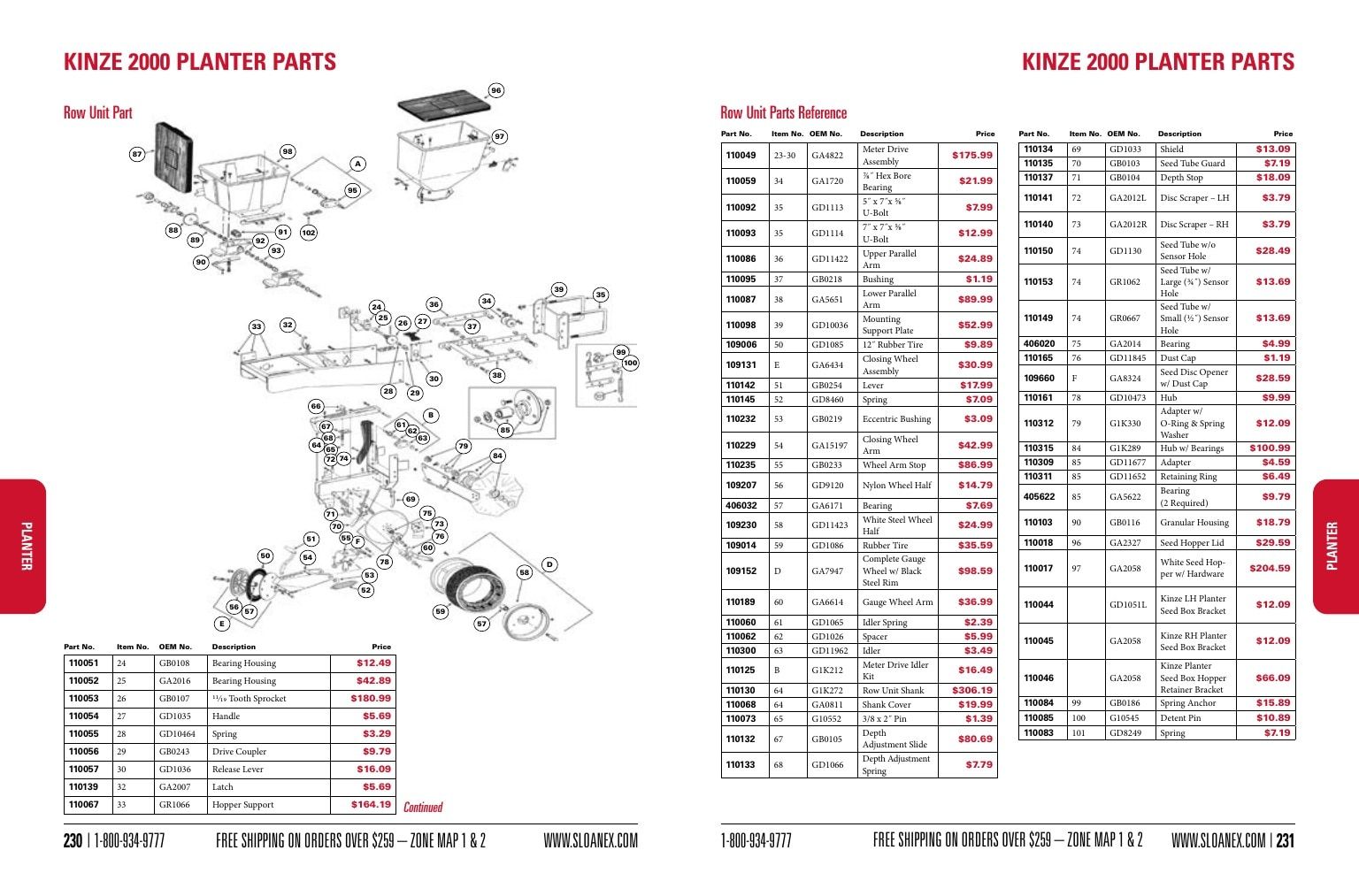 Sloan Express Agricultural Parts Catalog Weekly Ad January 1 - December 31, 2026