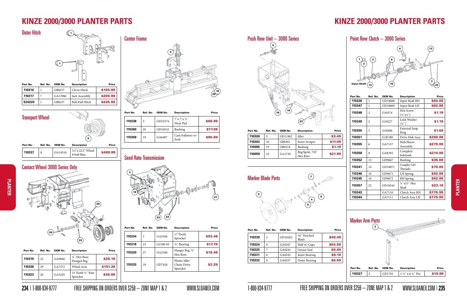 Sloan Express Agricultural Parts Catalog Weekly Ad January 1 - December 31, 2026