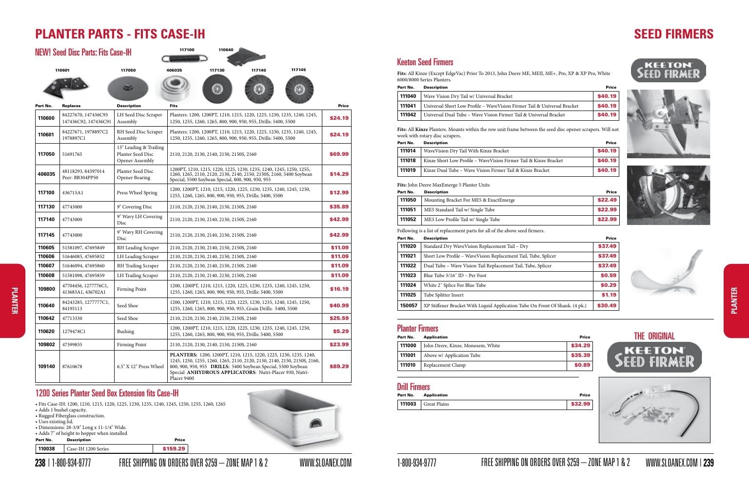 Sloan Express Agricultural Parts Catalog Weekly Ad January 1 - December 31, 2026
