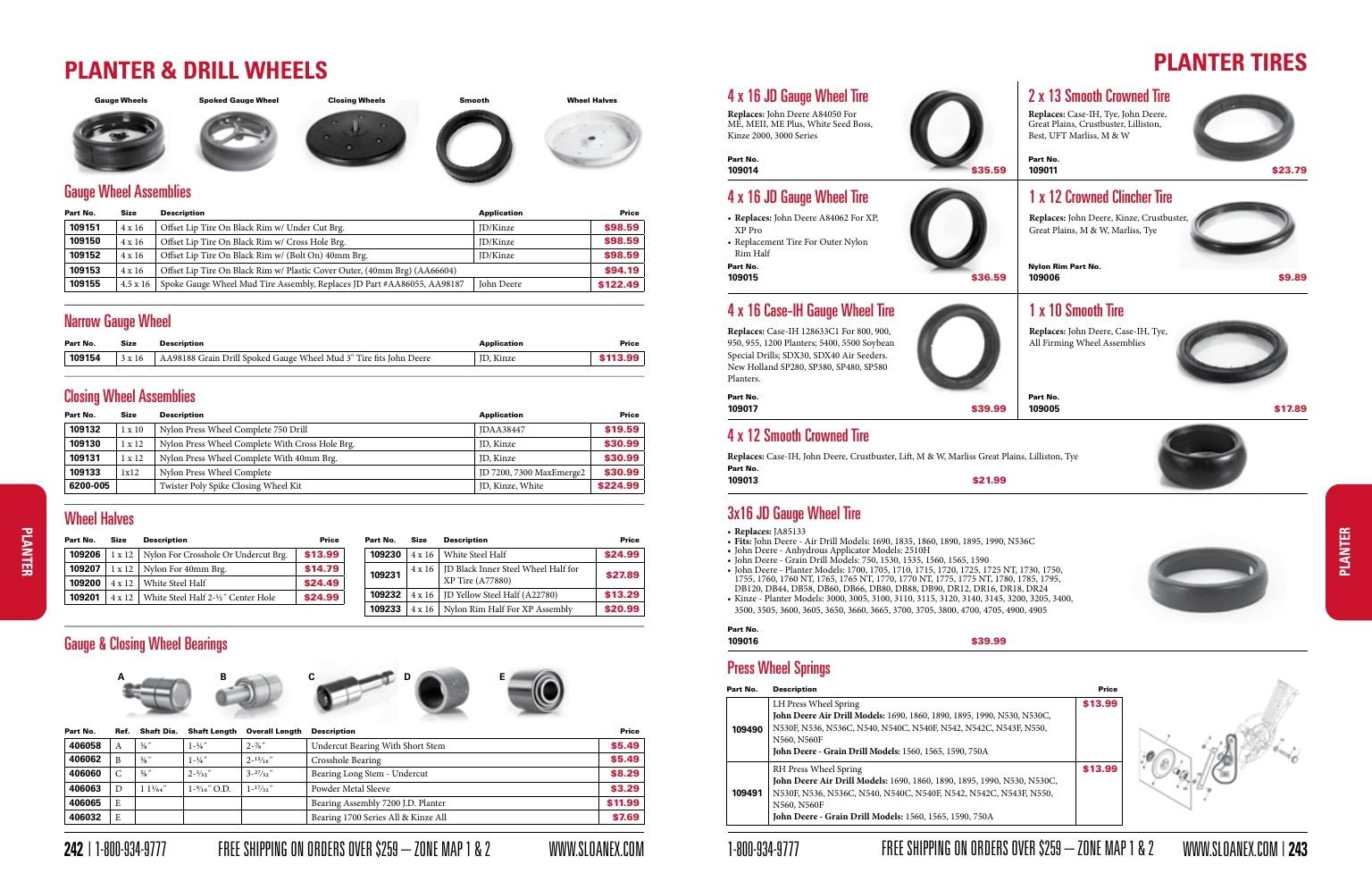 Sloan Express Agricultural Parts Catalog Weekly Ad January 1 - December 31, 2026