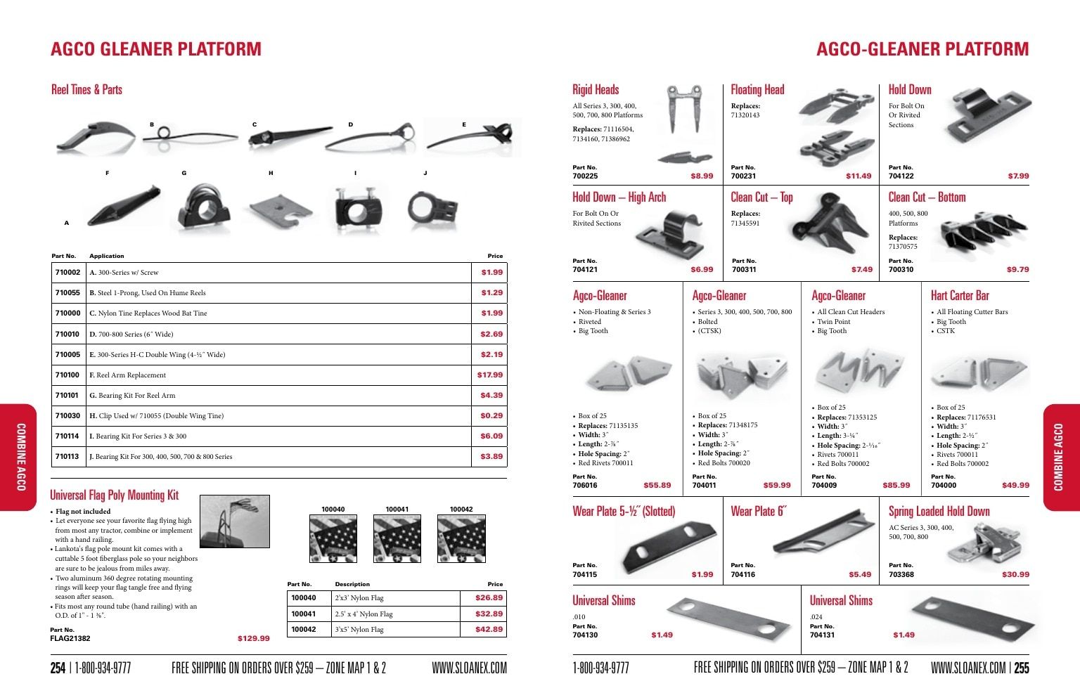 Sloan Express Agricultural Parts Catalog Weekly Ad January 1 - December 31, 2026