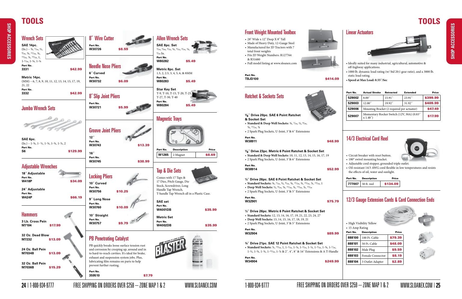 Sloan Express Agricultural Parts Catalog Weekly Ad January 1 - December 31, 2026