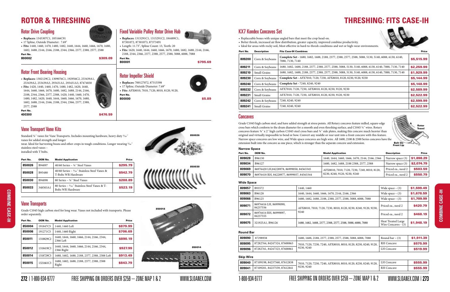 Sloan Express Agricultural Parts Catalog Weekly Ad January 1 - December 31, 2026