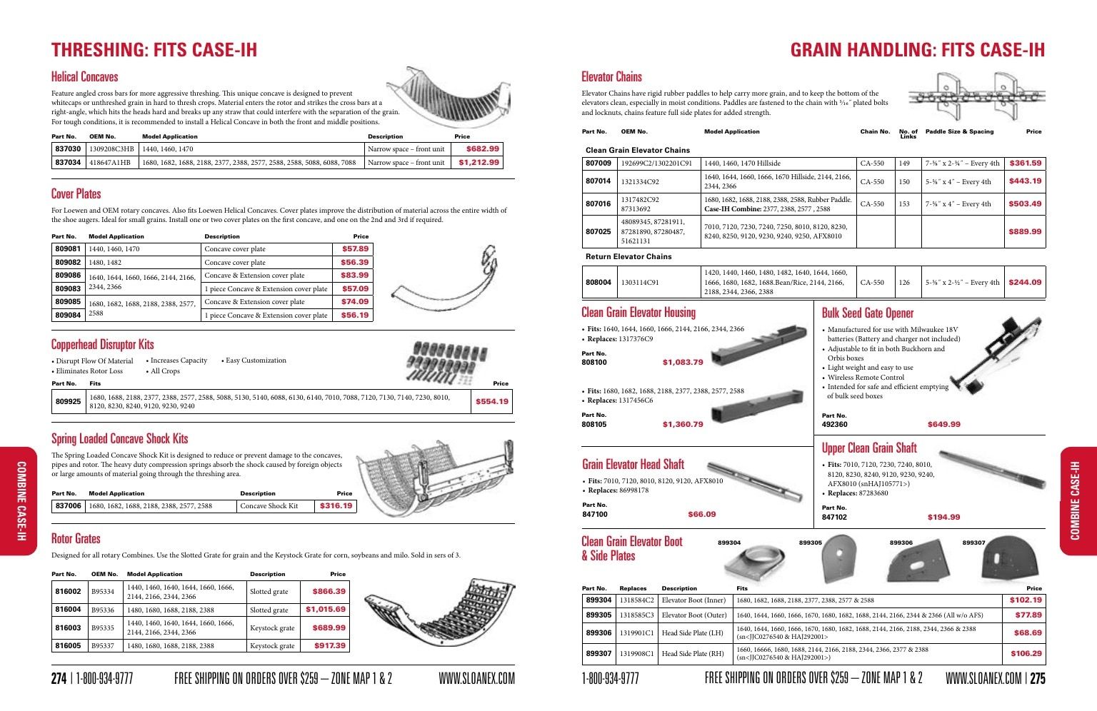 Sloan Express Agricultural Parts Catalog Weekly Ad January 1 - December 31, 2026