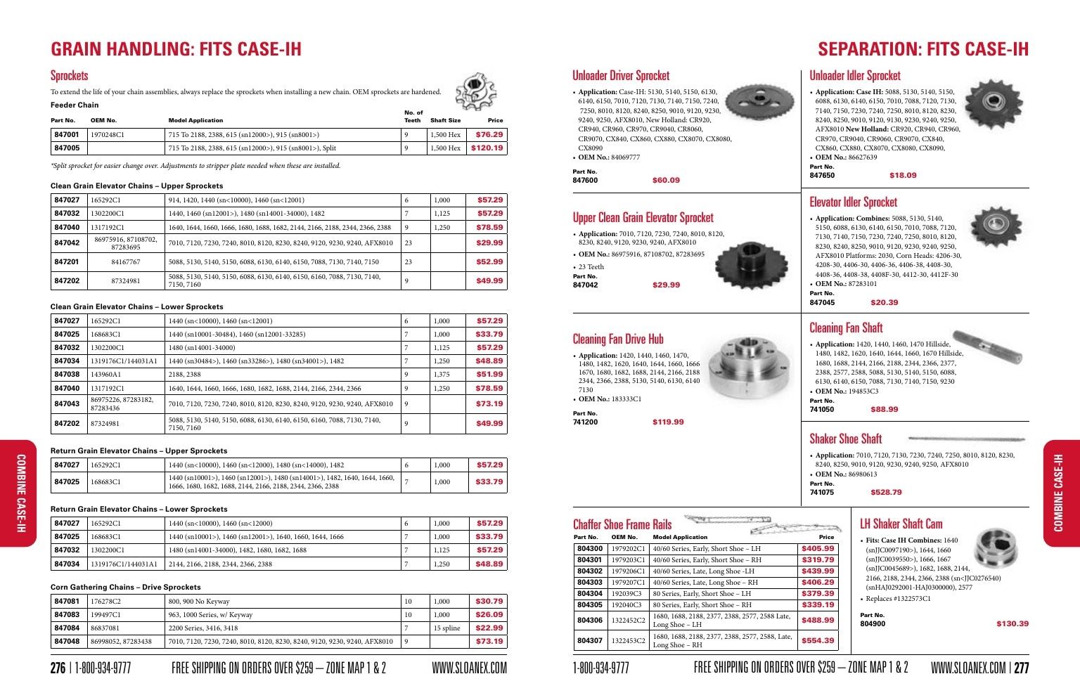 Sloan Express Agricultural Parts Catalog Weekly Ad January 1 - December 31, 2026