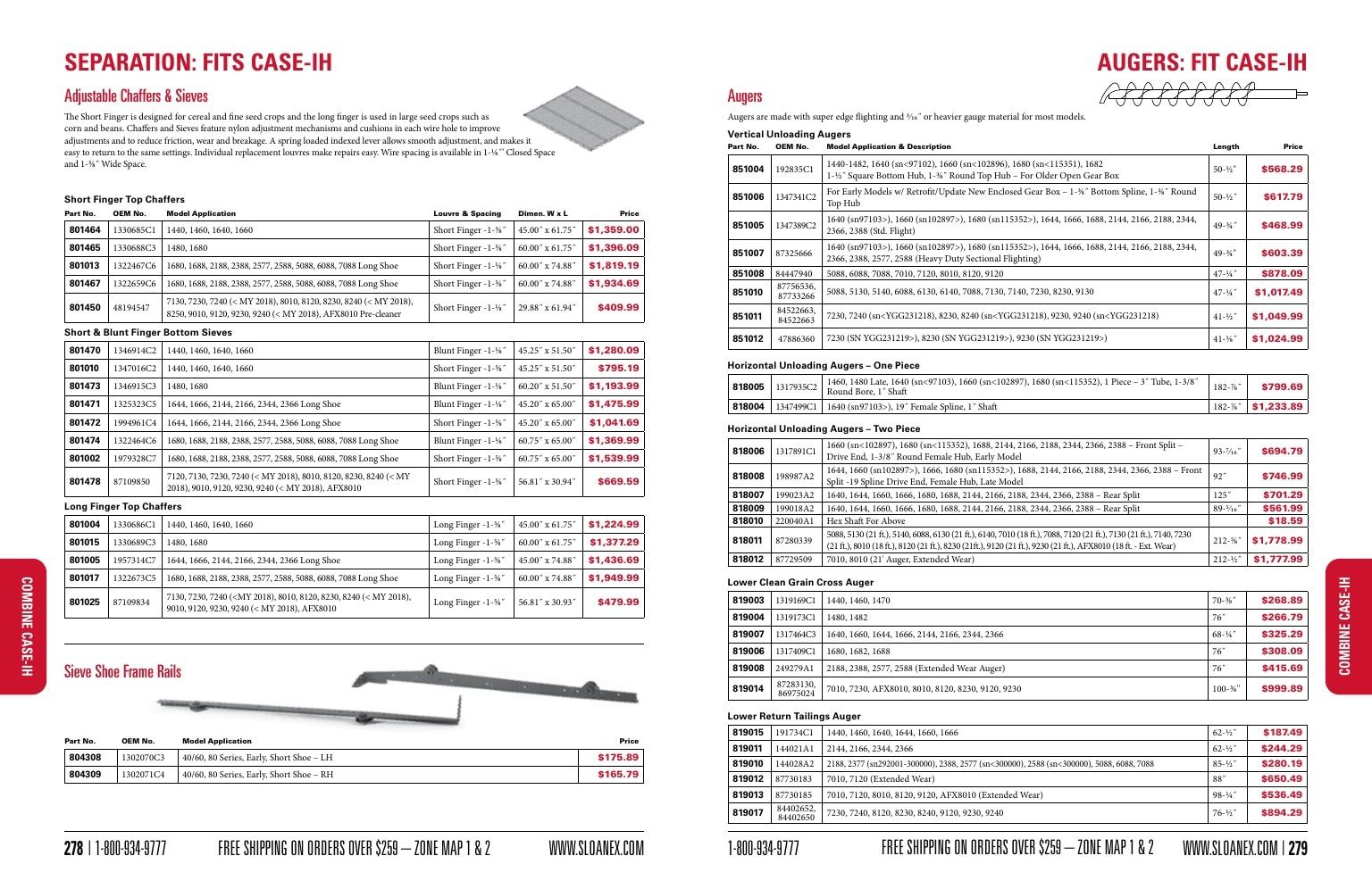 Sloan Express Agricultural Parts Catalog Weekly Ad January 1 - December 31, 2026