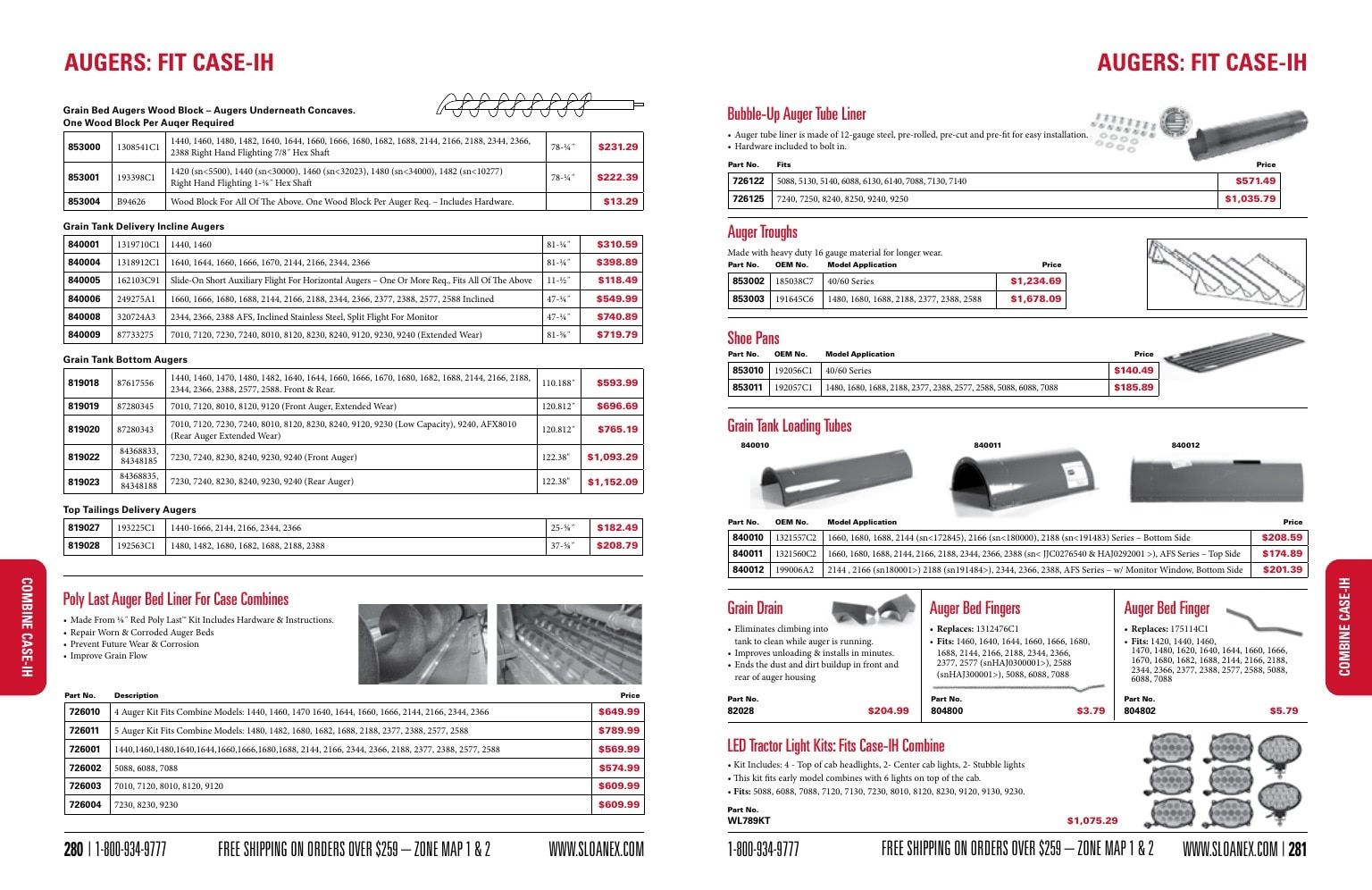 Sloan Express Agricultural Parts Catalog Weekly Ad January 1 - December 31, 2026