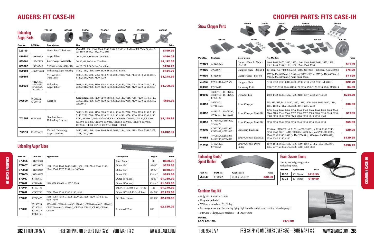 Sloan Express Agricultural Parts Catalog Weekly Ad January 1 - December 31, 2026