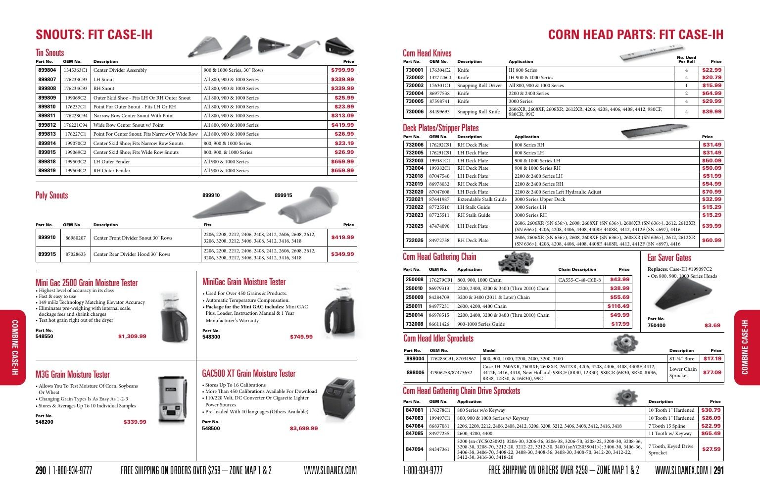 Sloan Express Agricultural Parts Catalog Weekly Ad January 1 - December 31, 2026