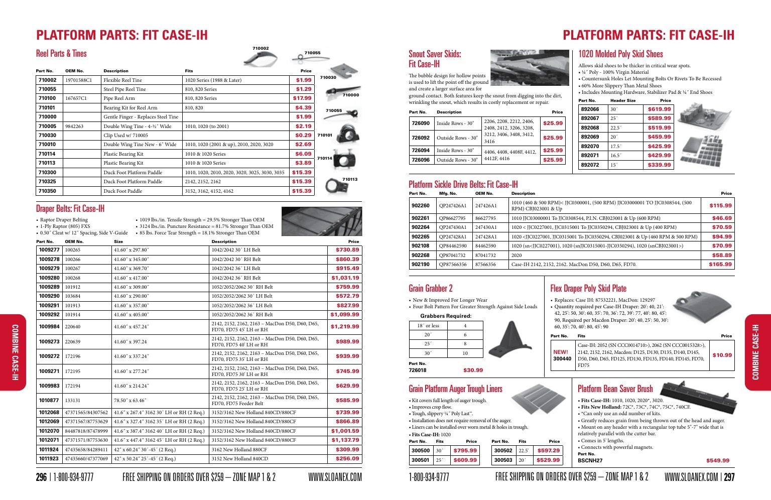 Sloan Express Agricultural Parts Catalog Weekly Ad January 1 - December 31, 2026