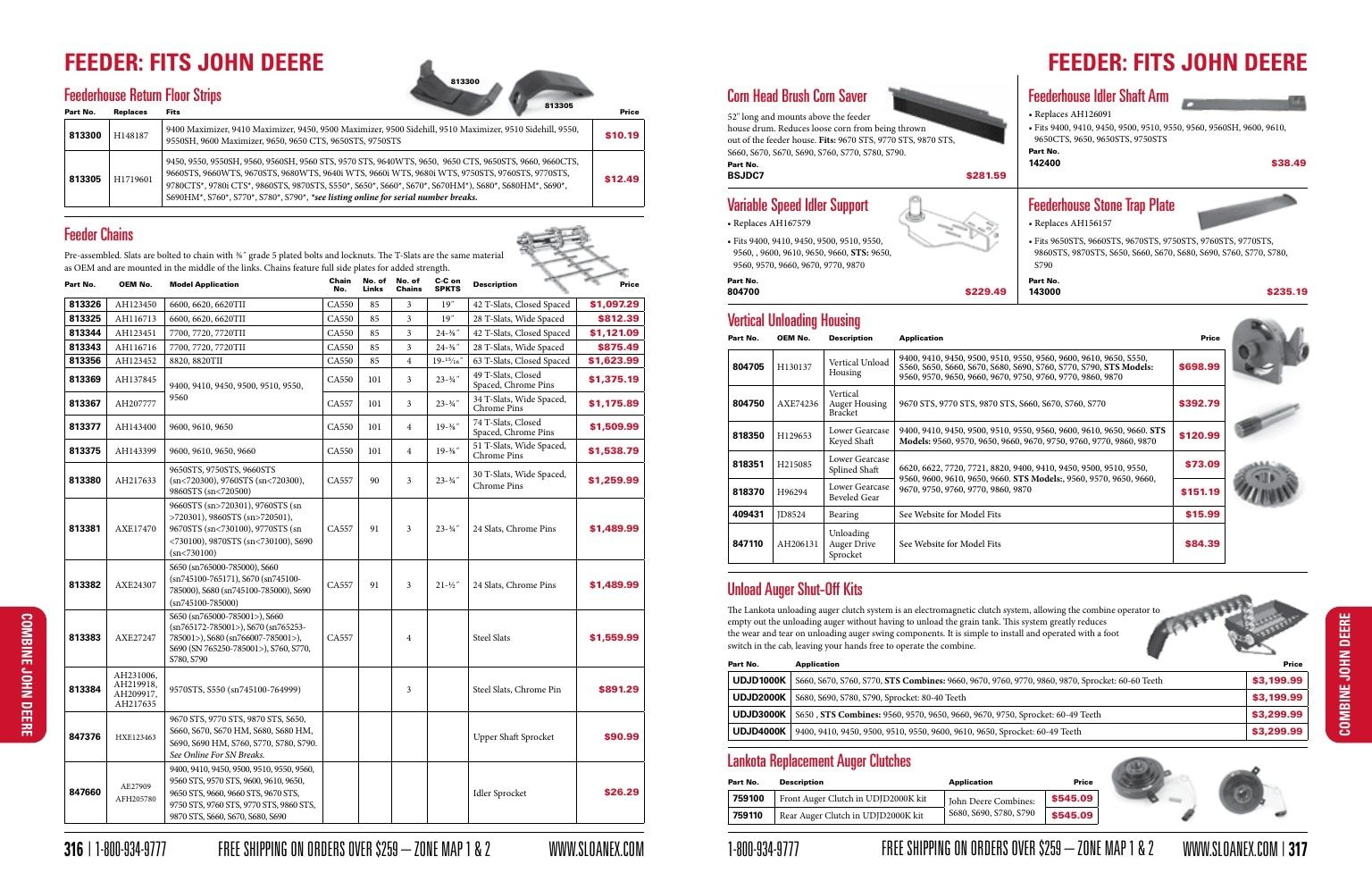 Sloan Express Agricultural Parts Catalog Weekly Ad January 1 - December 31, 2026