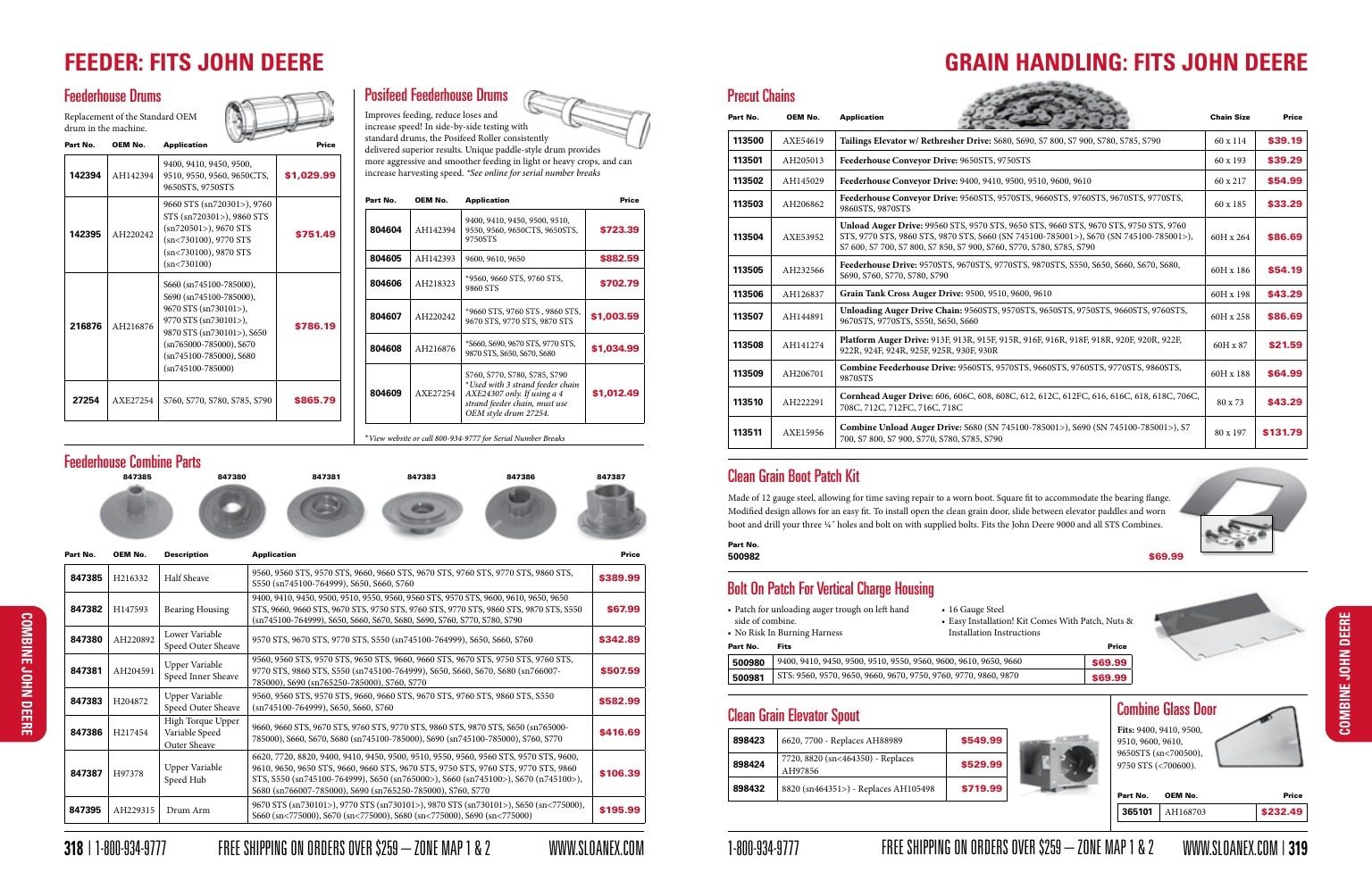 Sloan Express Agricultural Parts Catalog Weekly Ad January 1 - December 31, 2026