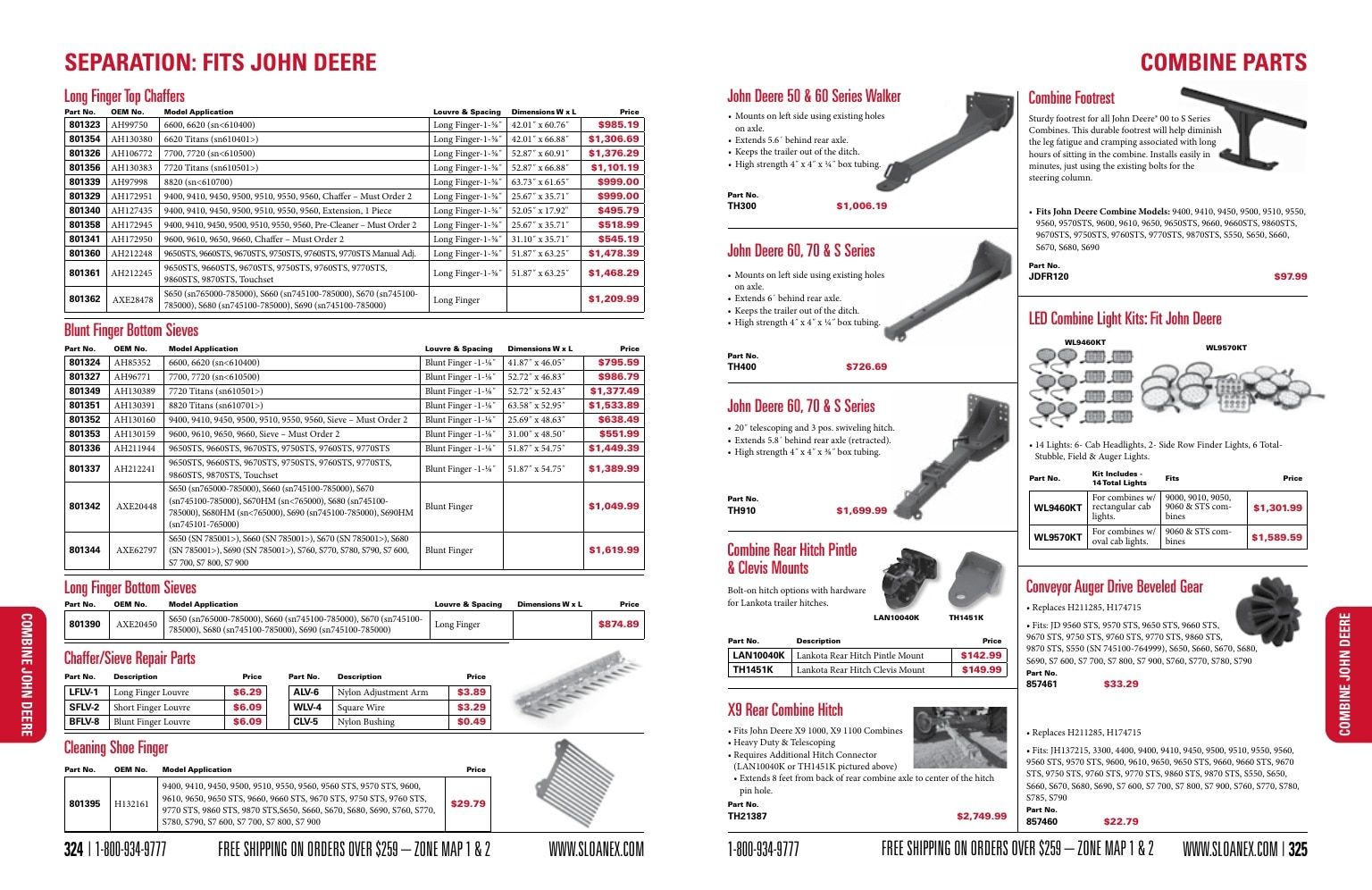 Sloan Express Agricultural Parts Catalog Weekly Ad January 1 - December 31, 2026