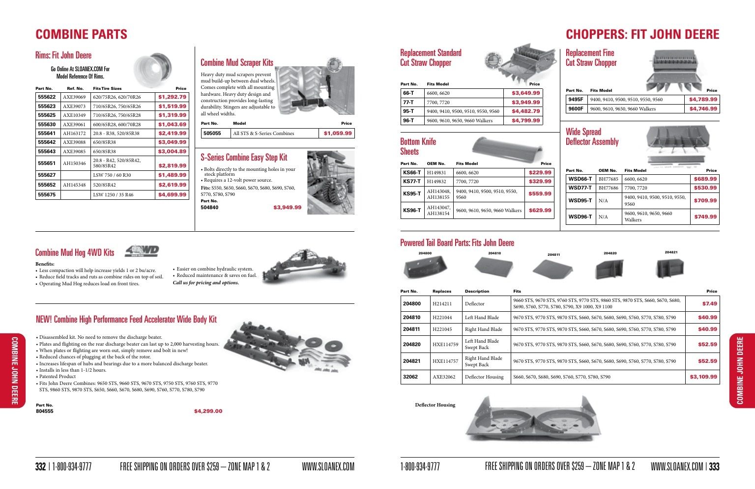 Sloan Express Agricultural Parts Catalog Weekly Ad January 1 - December 31, 2026