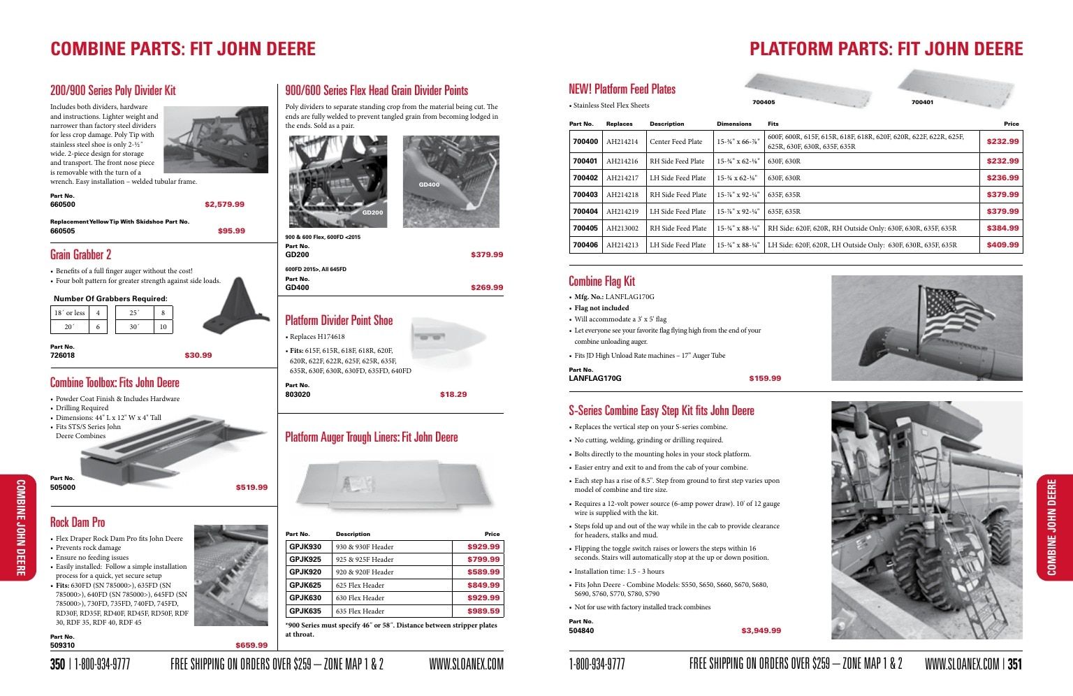 Sloan Express Agricultural Parts Catalog Weekly Ad January 1 - December 31, 2026