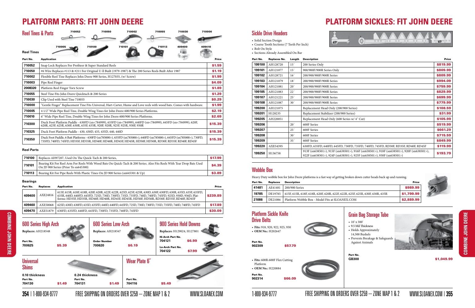 Sloan Express Agricultural Parts Catalog Weekly Ad January 1 - December 31, 2026