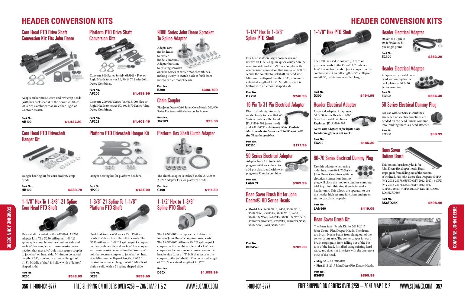 Sloan Express Agricultural Parts Catalog Weekly Ad January 1 - December 31, 2026
