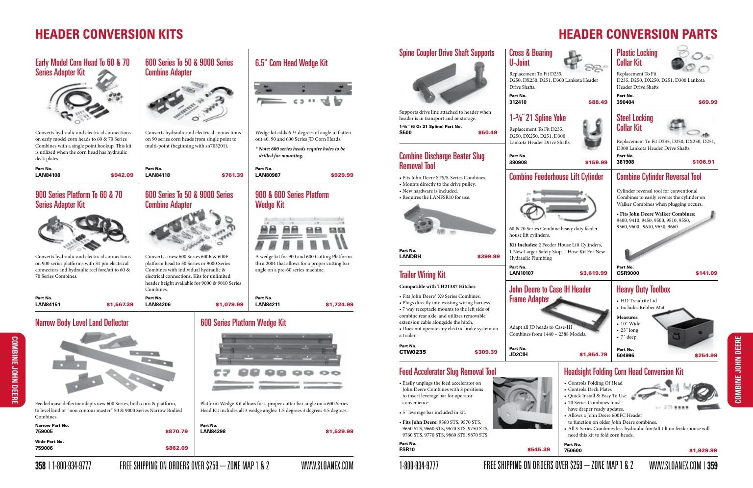 Sloan Express Agricultural Parts Catalog Weekly Ad January 1 - December 31, 2026