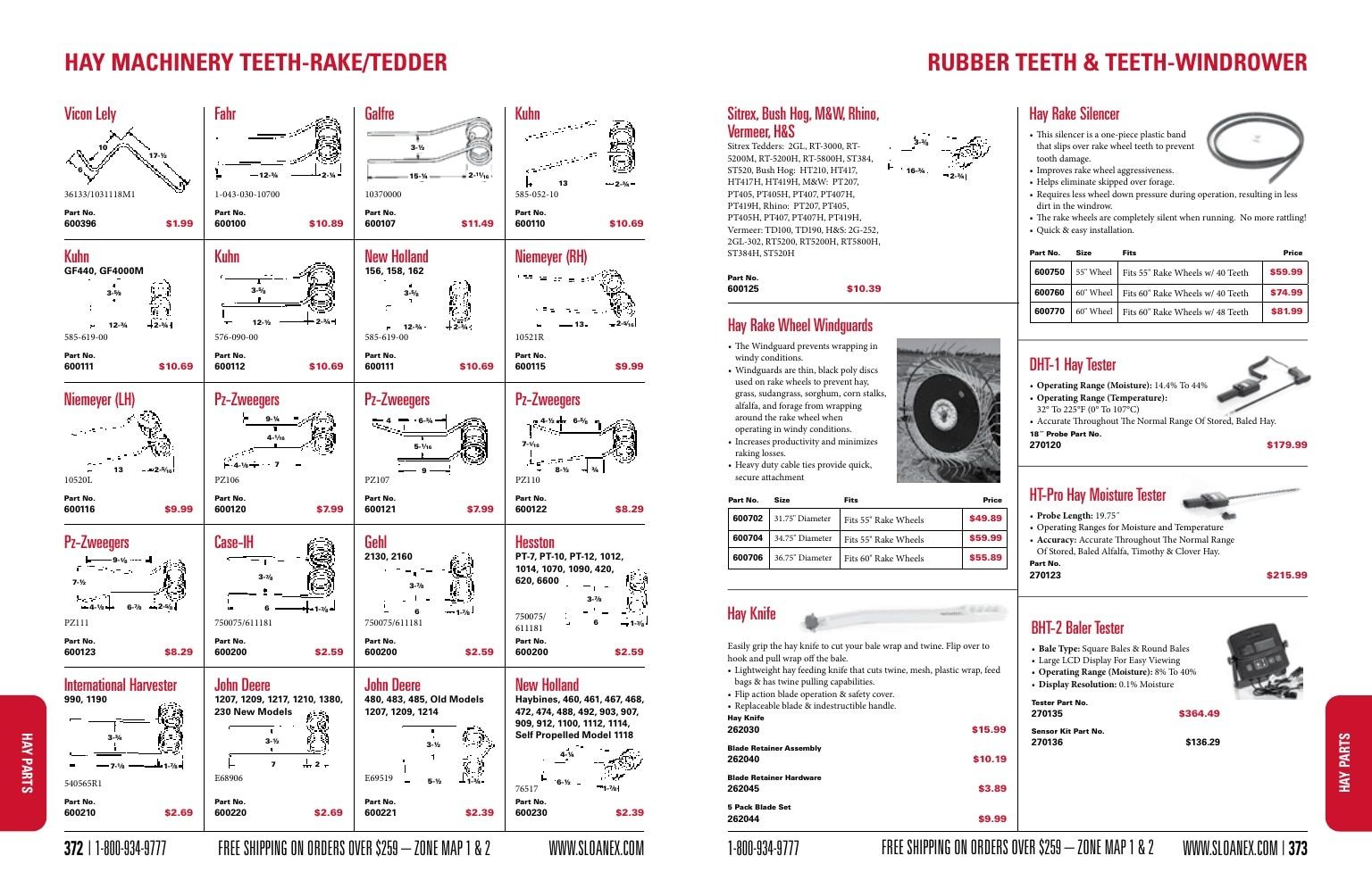 Sloan Express Agricultural Parts Catalog Weekly Ad January 1 - December 31, 2026