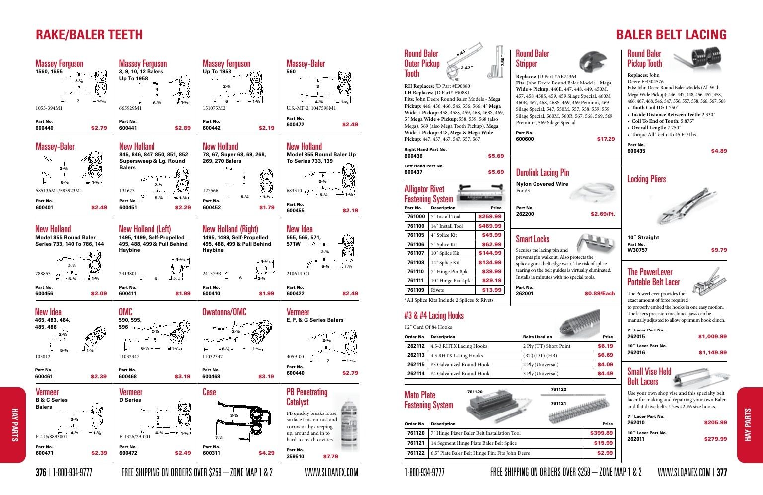 Sloan Express Agricultural Parts Catalog Weekly Ad January 1 - December 31, 2026