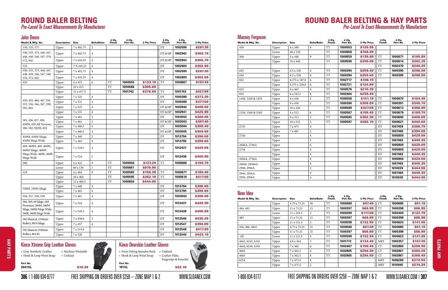 Sloan Express Agricultural Parts Catalog Weekly Ad January 1 - December 31, 2026