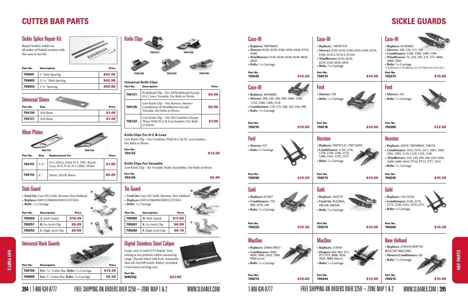 Sloan Express Agricultural Parts Catalog Weekly Ad January 1 - December 31, 2026
