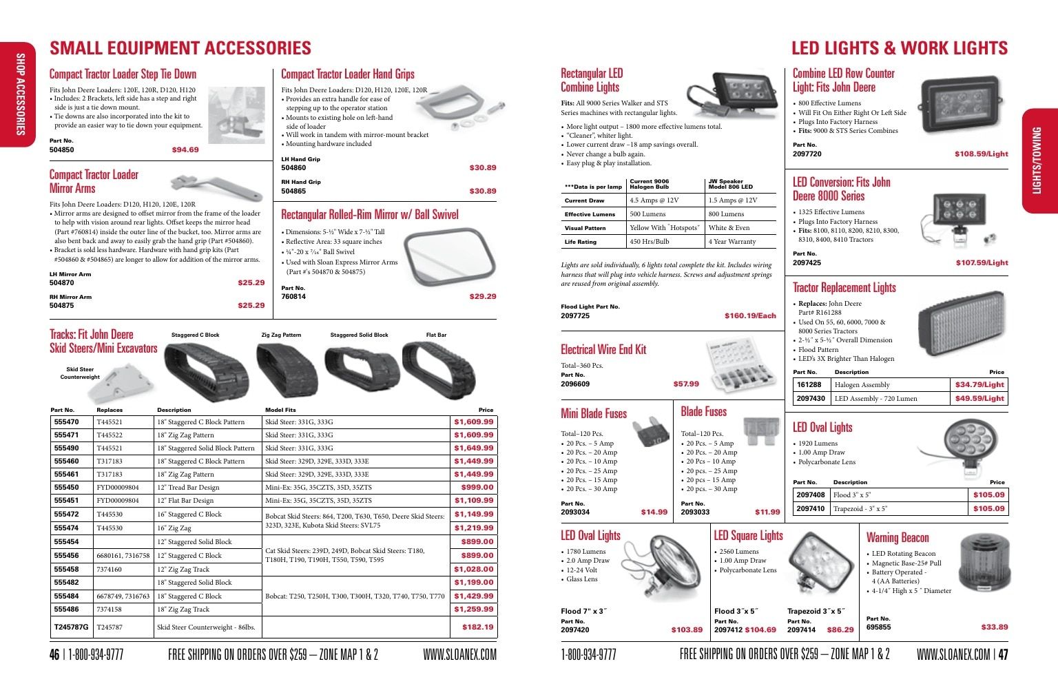 Sloan Express Agricultural Parts Catalog Weekly Ad January 1 - December 31, 2026