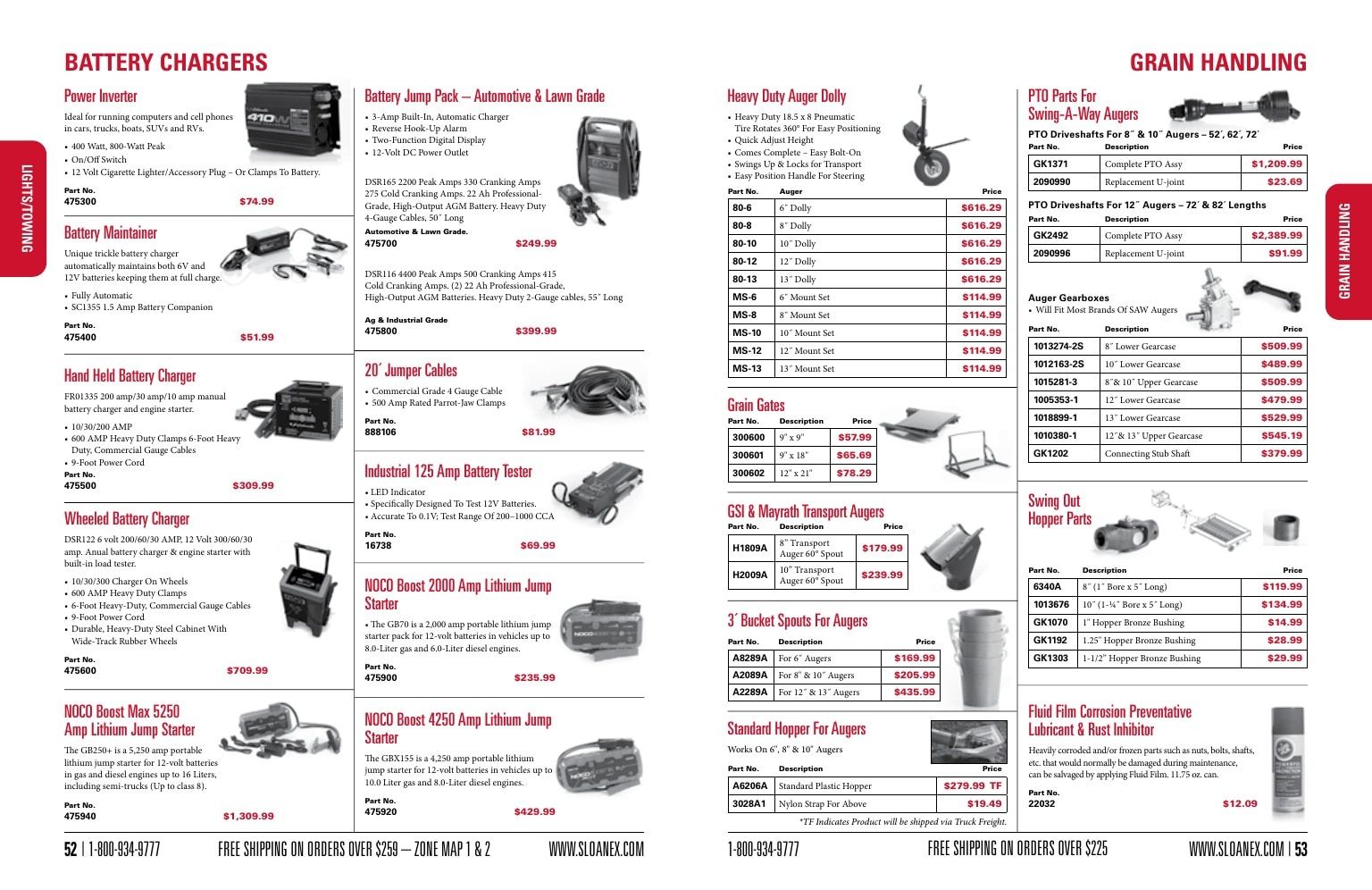 Sloan Express Agricultural Parts Catalog Weekly Ad January 1 - December 31, 2026