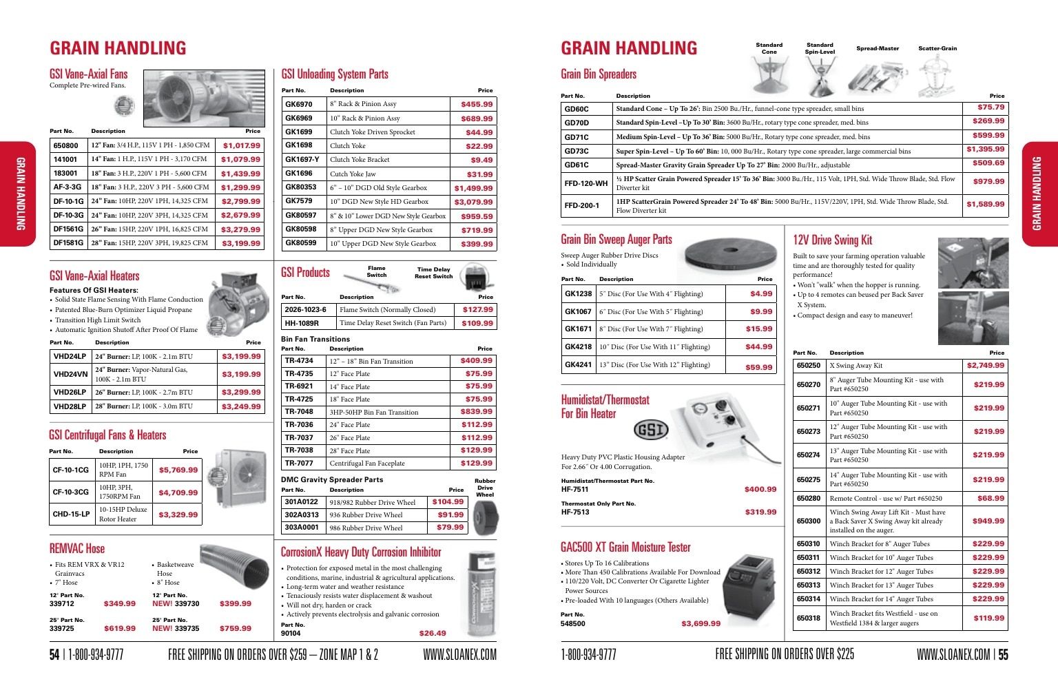 Sloan Express Agricultural Parts Catalog Weekly Ad January 1 - December 31, 2026